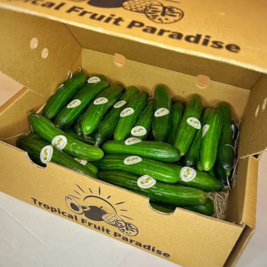 Cucumbers in a box