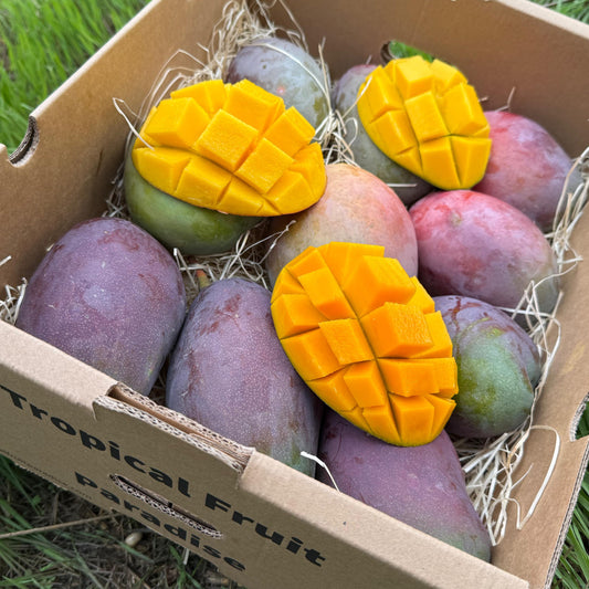 Mangoes in box
